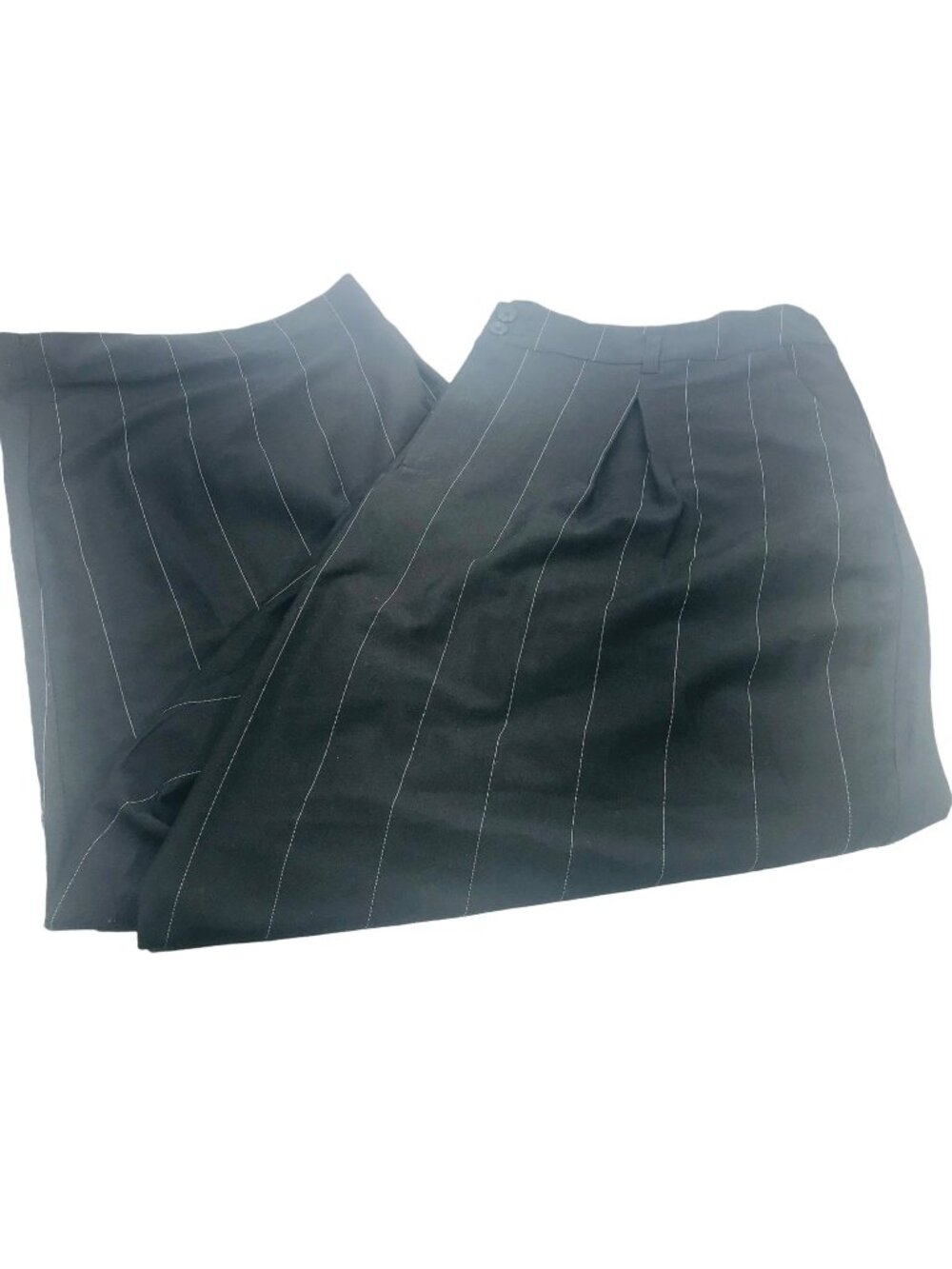 Nili Lotan Women's Size 20W/22W Dress Pants Black Pinstripe New Without Tags